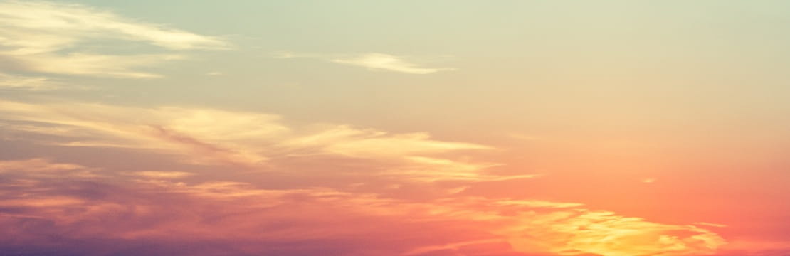 Sunset sky suggesting a delayed horizon, symbolizing how the One Big Beautiful Bill Act extended the estate, gift and generation-skipping transfer tax exemptions that were set to expire.